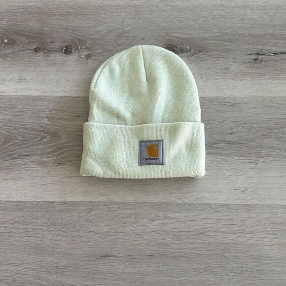 Carhatt Mens‎ Knit Cuffed Beanie Tender Greens OS NWOT - Picture 2 of 3